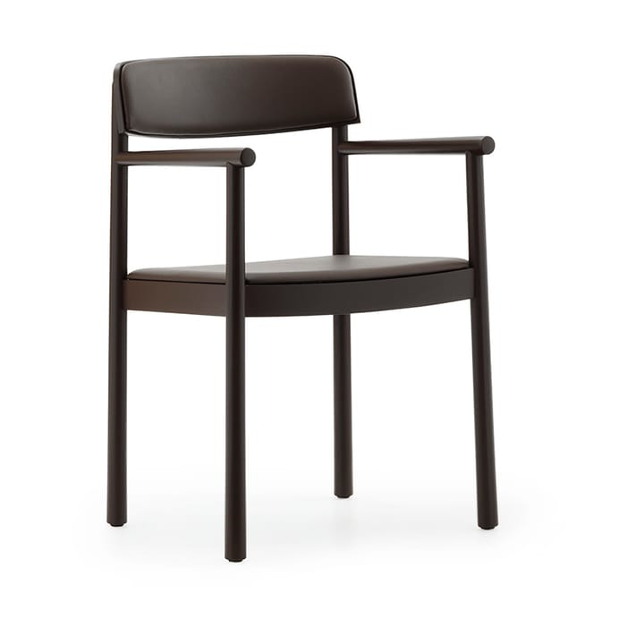 Timb karmstol - Brown ash-Ultra Leather Chocolate - Normann Copenhagen
