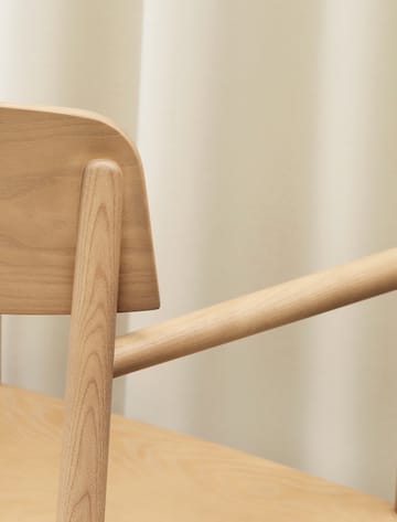 Timb karmstol med dyna - Tan/ Ultra Leather - Camel - Normann Copenhagen