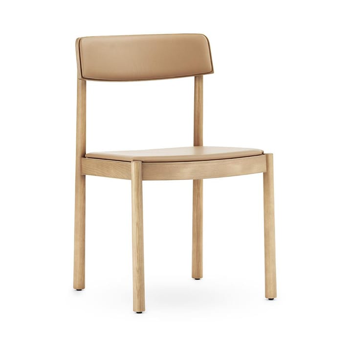 Timb stol med dyna - Tan/ Ultra Leather - Camel - Normann Copenhagen