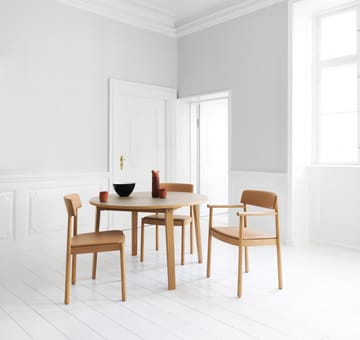 Timb stol med dyna - Tan/ Ultra Leather - Camel - Normann Copenhagen