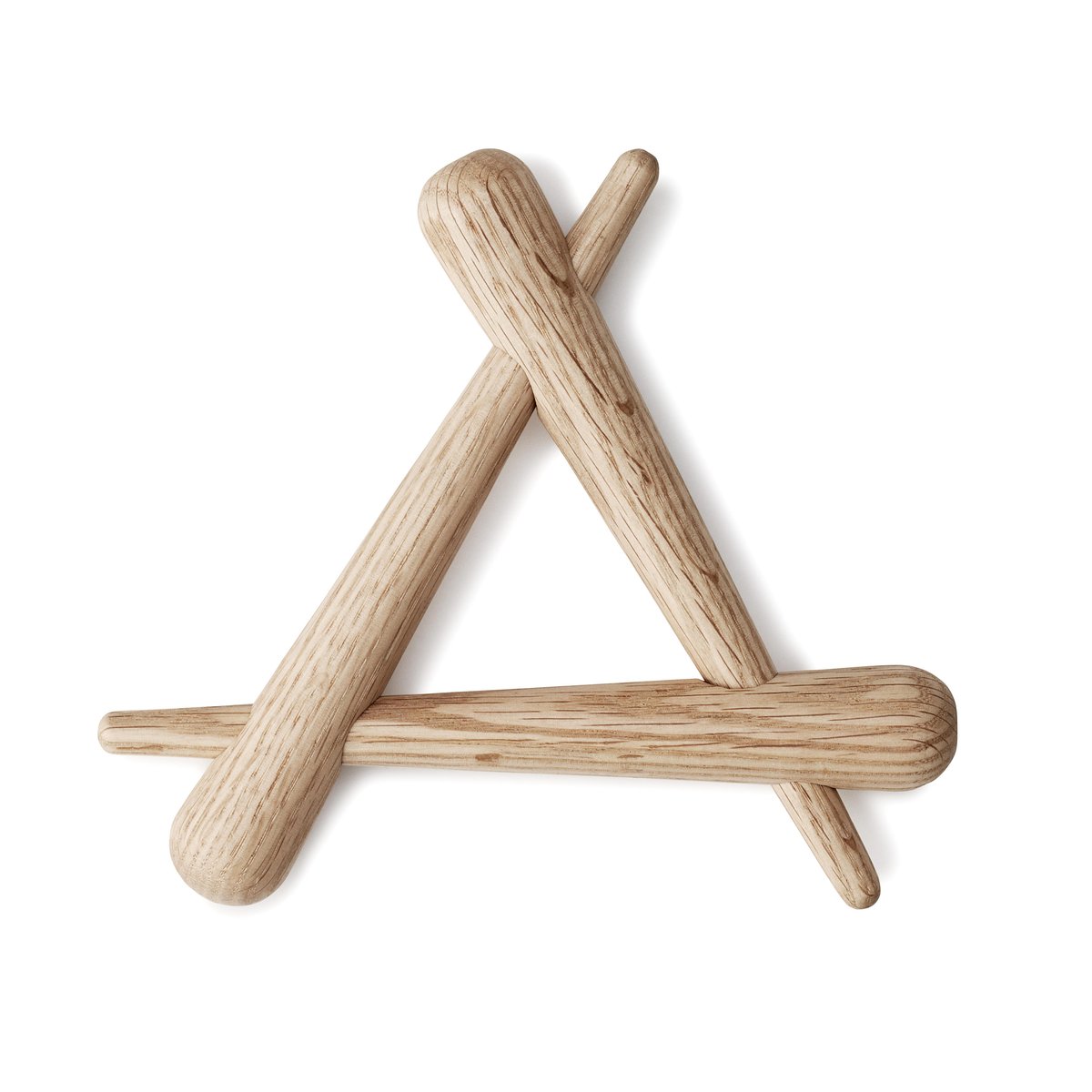 Normann Copenhagen Timber grytunderlägg ek | Skandinavisk Design | Grytunderlägg | Brun