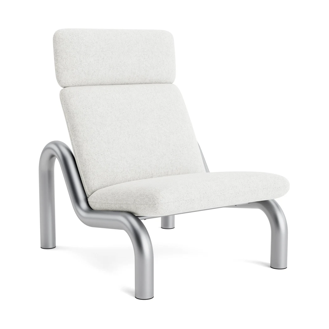 Normann Copenhagen Tube loungestol Hallingdal 110 | Skandinavisk Design | Stolar | Grå