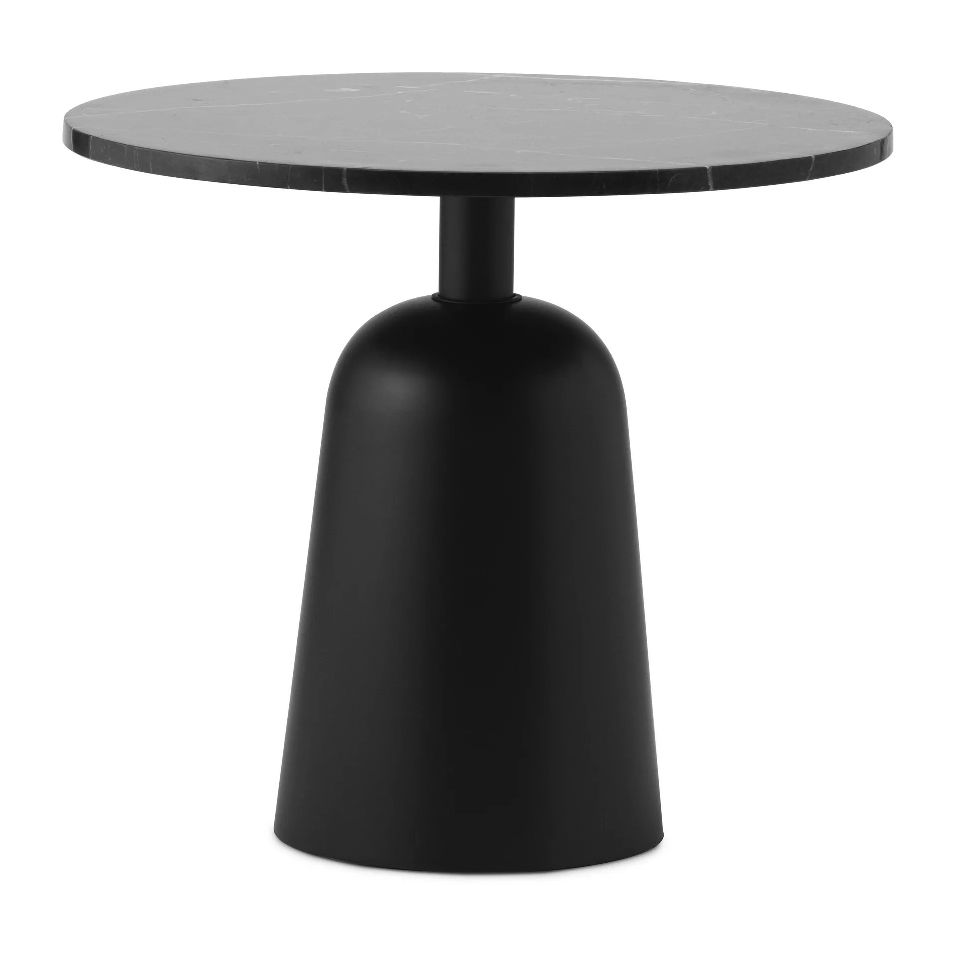Turn justerbart bord Ø55 cm, Svart marmor Normann Copenhagen