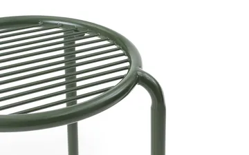 Vig rund pall - Grön, Ø41x46 cm - Normann Copenhagen