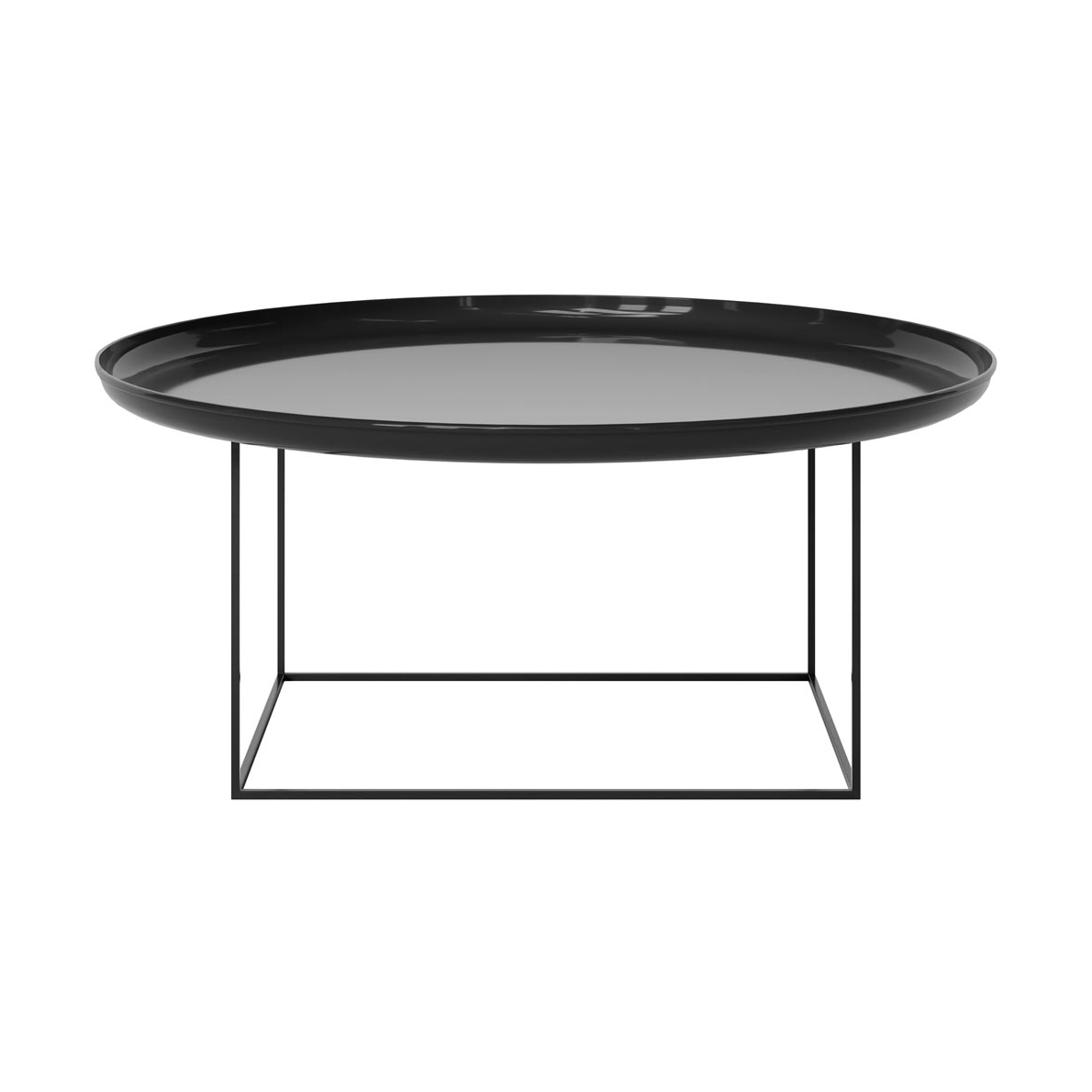 NORR11 Duke soffbord large Lacquered obsidian | Skandinavisk Design | Soffbord | Svart