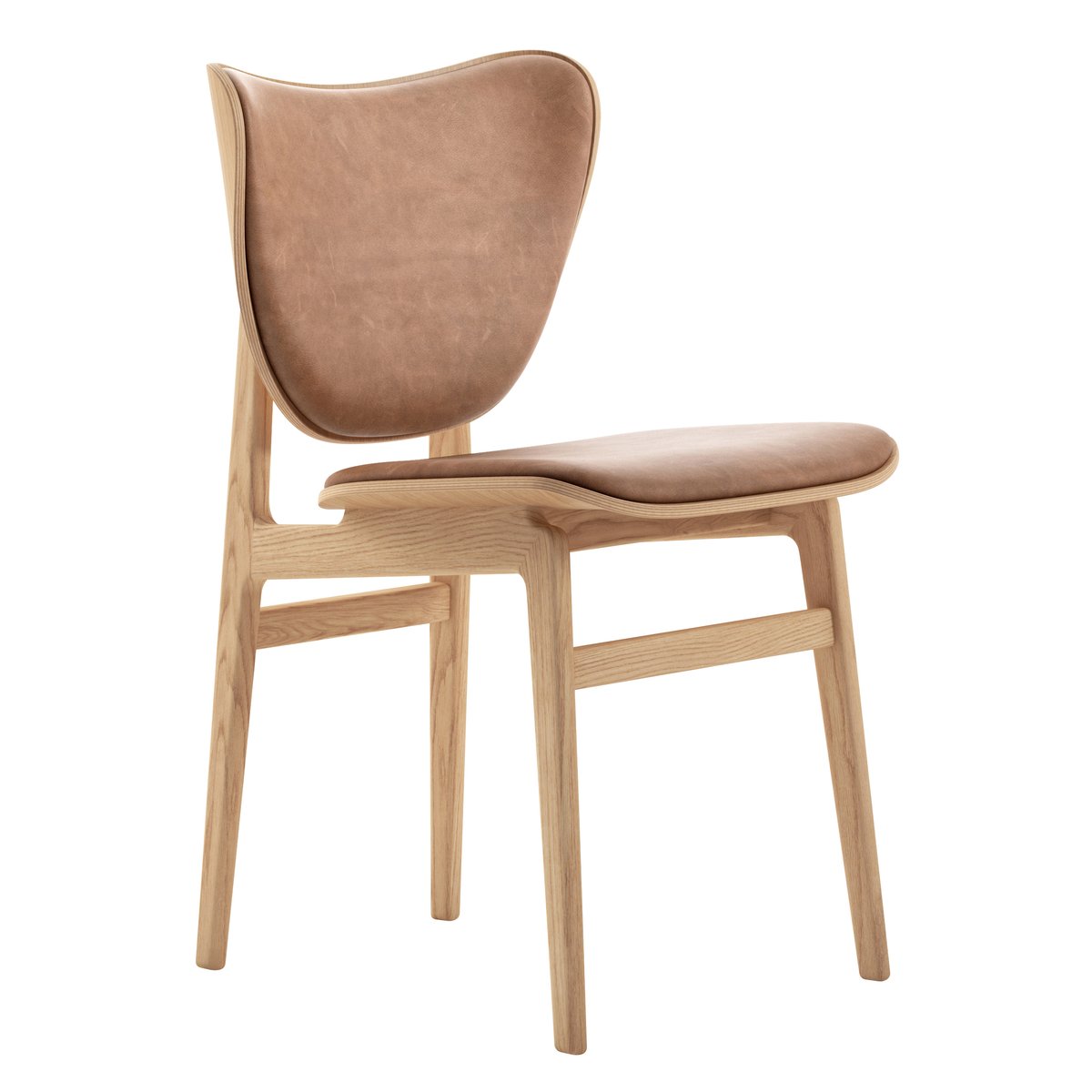 NORR11 Elephant stol lädersits ek Dunes camel | Skandinavisk Design | Stolar | Brun
