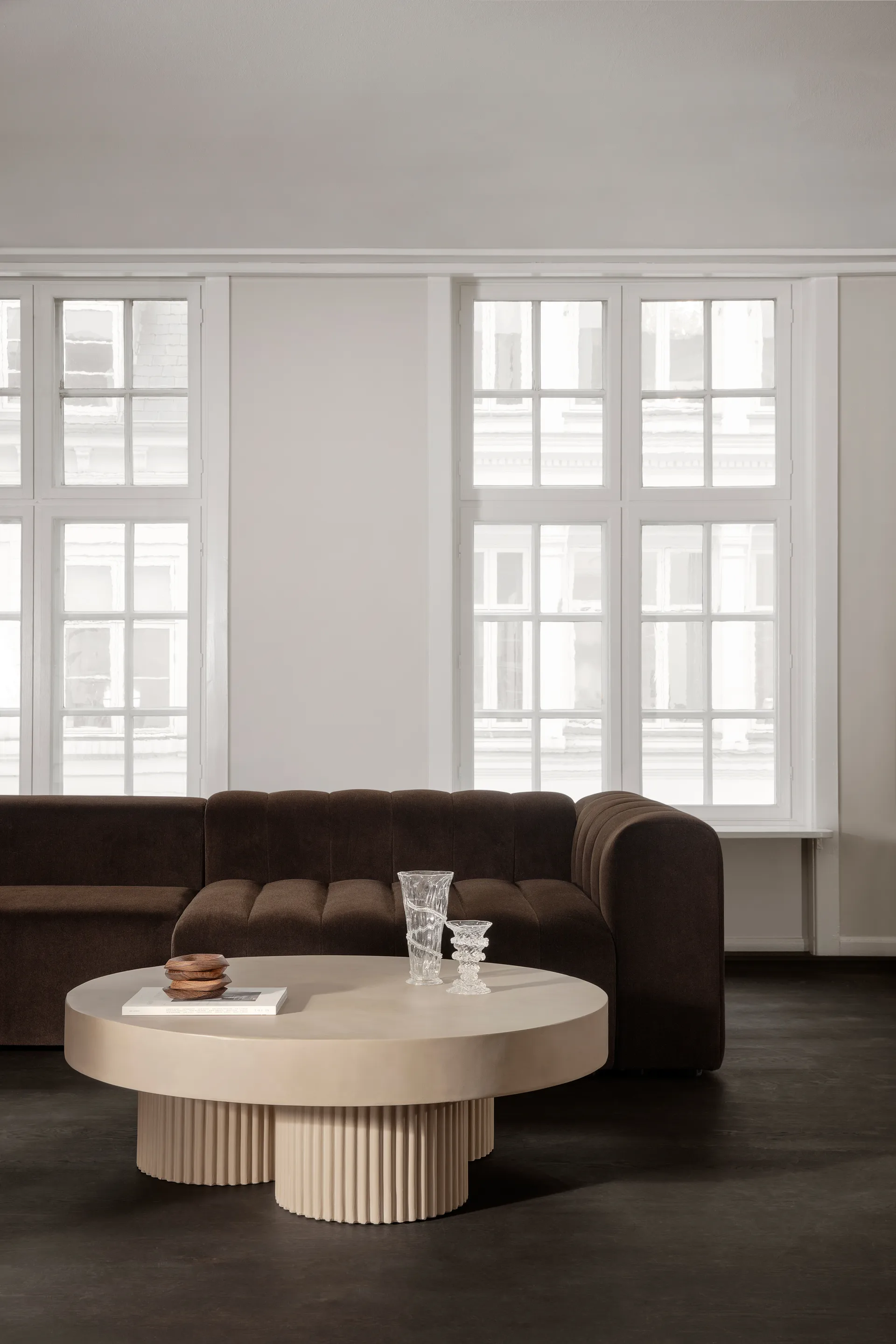 Gear soffbord, Chalk, Ø120 cm NORR11