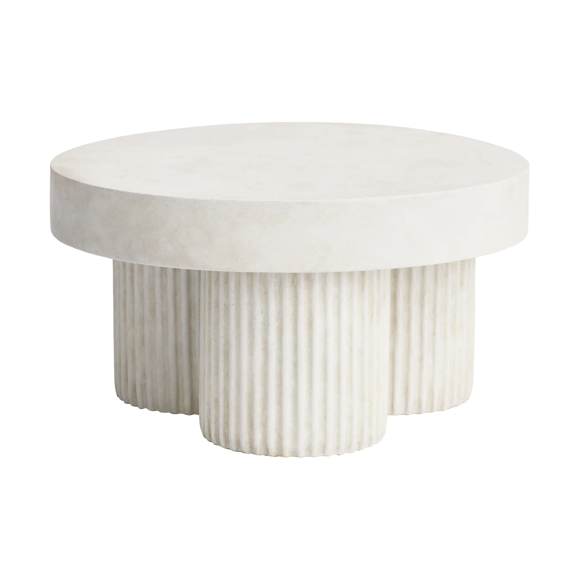 Gear soffbord lågt Ø70 cm, Chalk NORR11