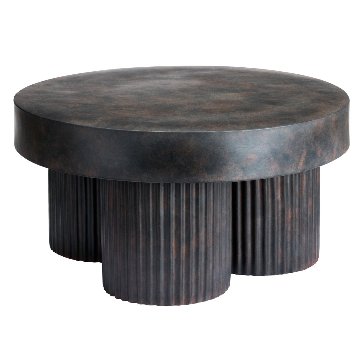 NORR11 Gear soffbord lågt 70 cm Earth (brun-svart) | Skandinavisk Design | Soffbord | Brun