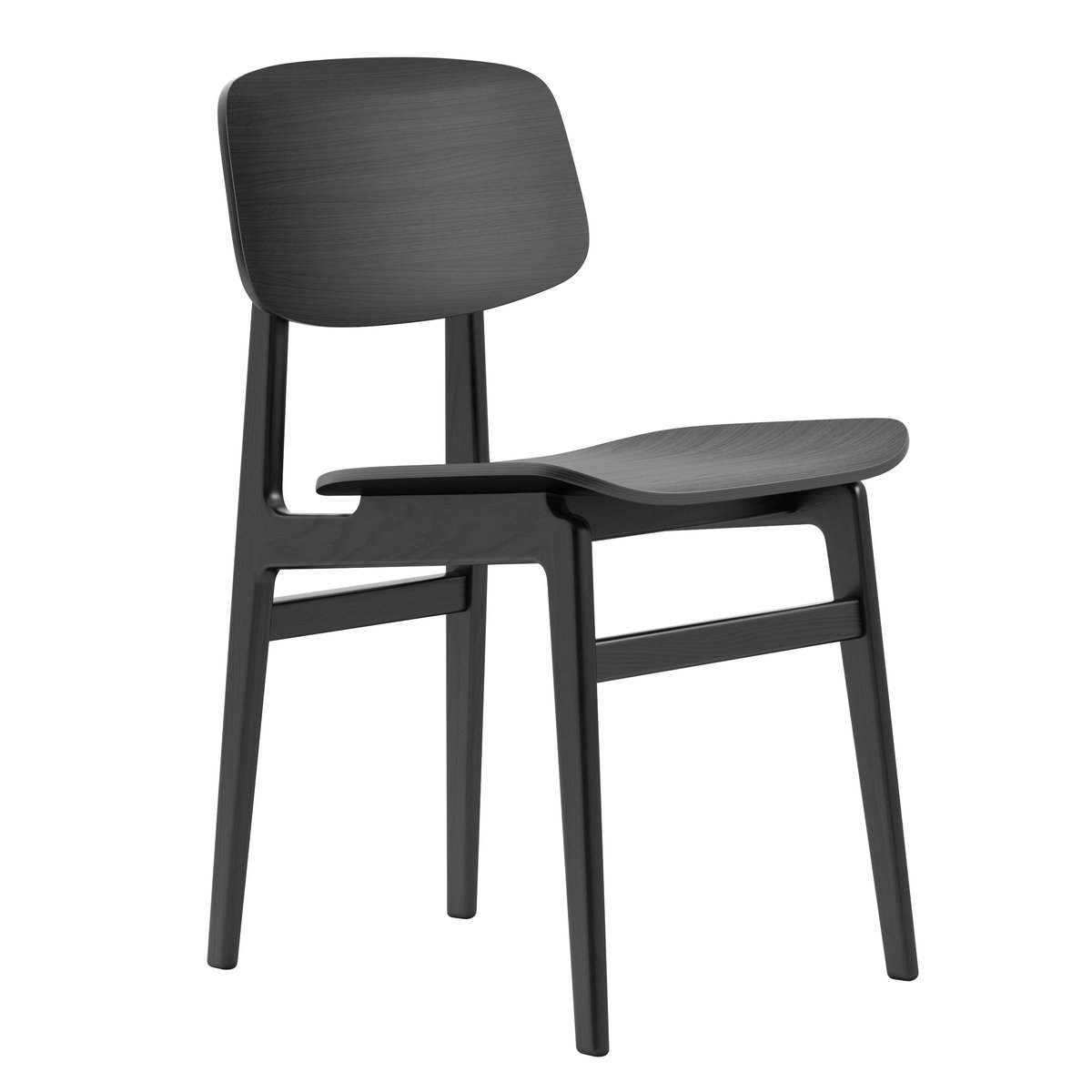 NORR11 NY11 stol Svartbetsad ek | Skandinavisk Design | Stolar | Svart