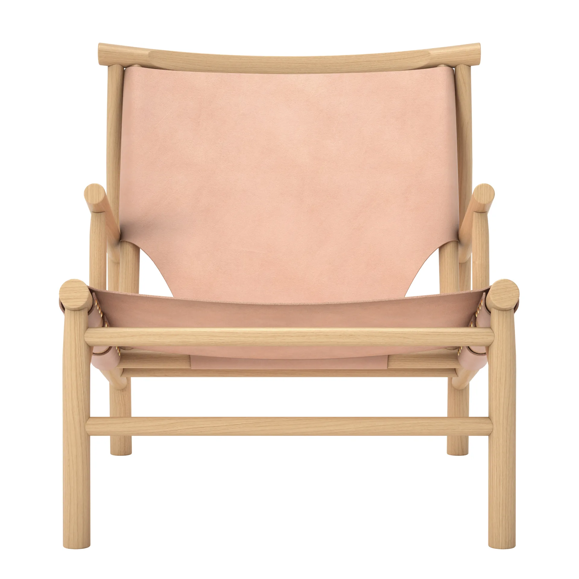 Samurai loungestol lädersits ek, Natur NORR11