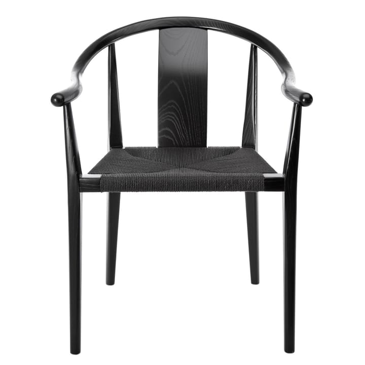 Shanghai stol svartbetsad ask - Svart - NORR11