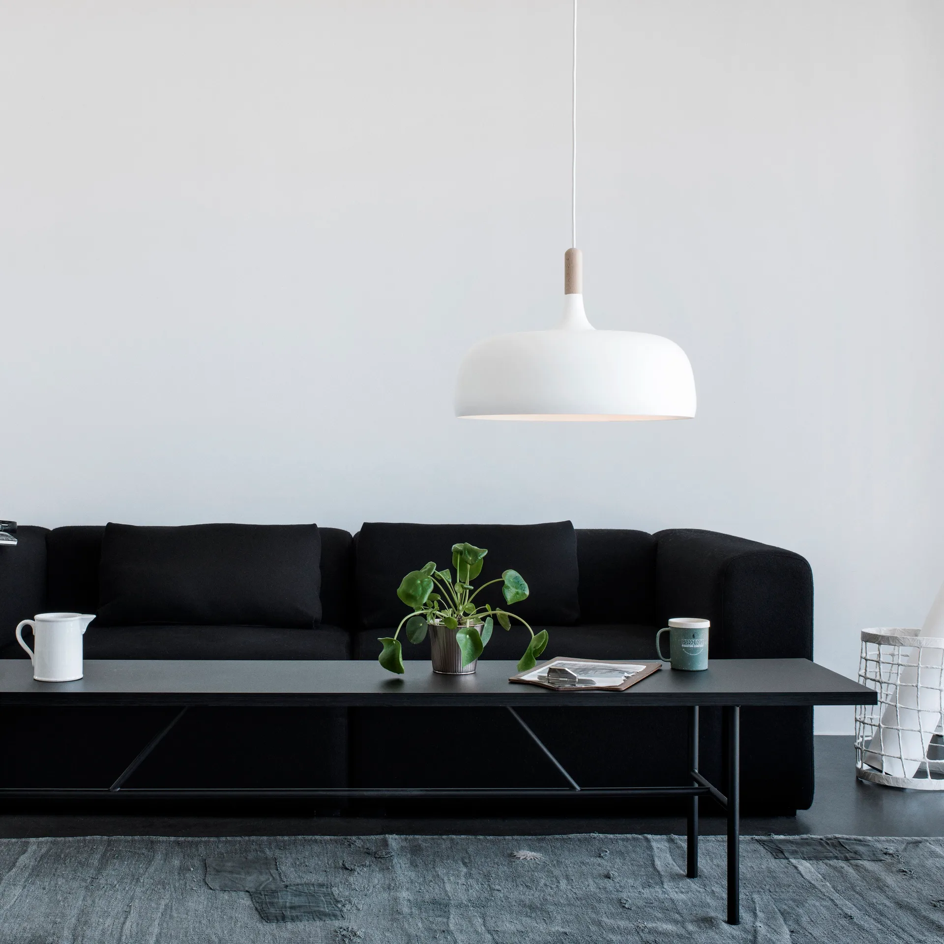 Acorn taklampa, vit Northern