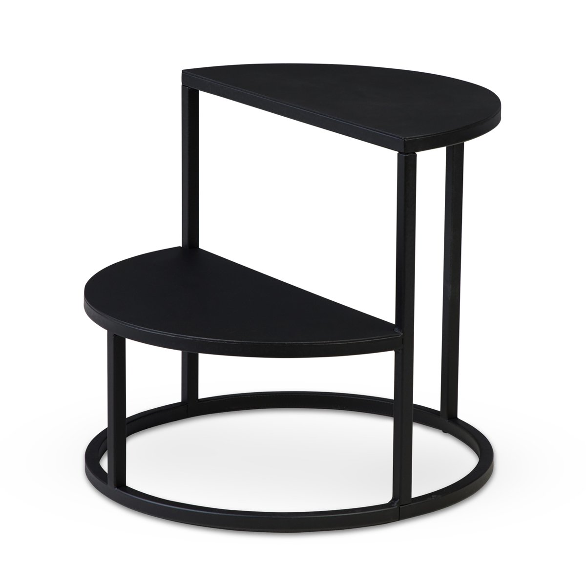 Northern Dais stege 1 Svart | Skandinavisk Design | Pallar | Svart