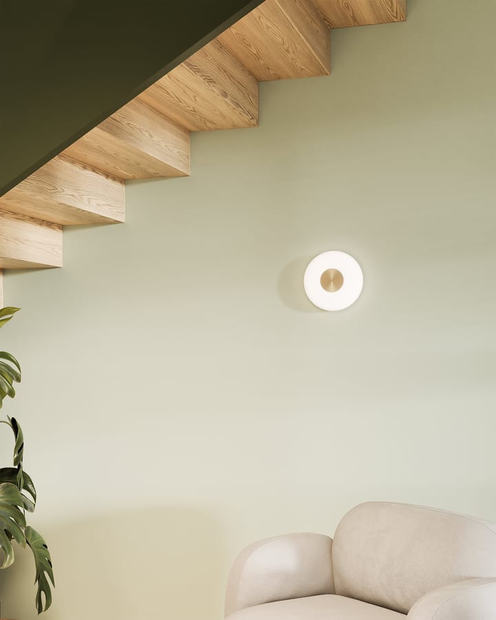 Glint vägglampa Ø25 cm, Opalglas vit Northern