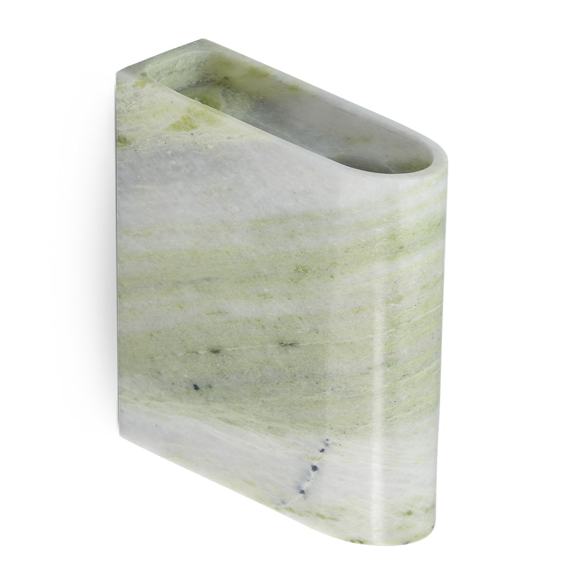 Northern Monolith ljushållare vägg Mixed green marble