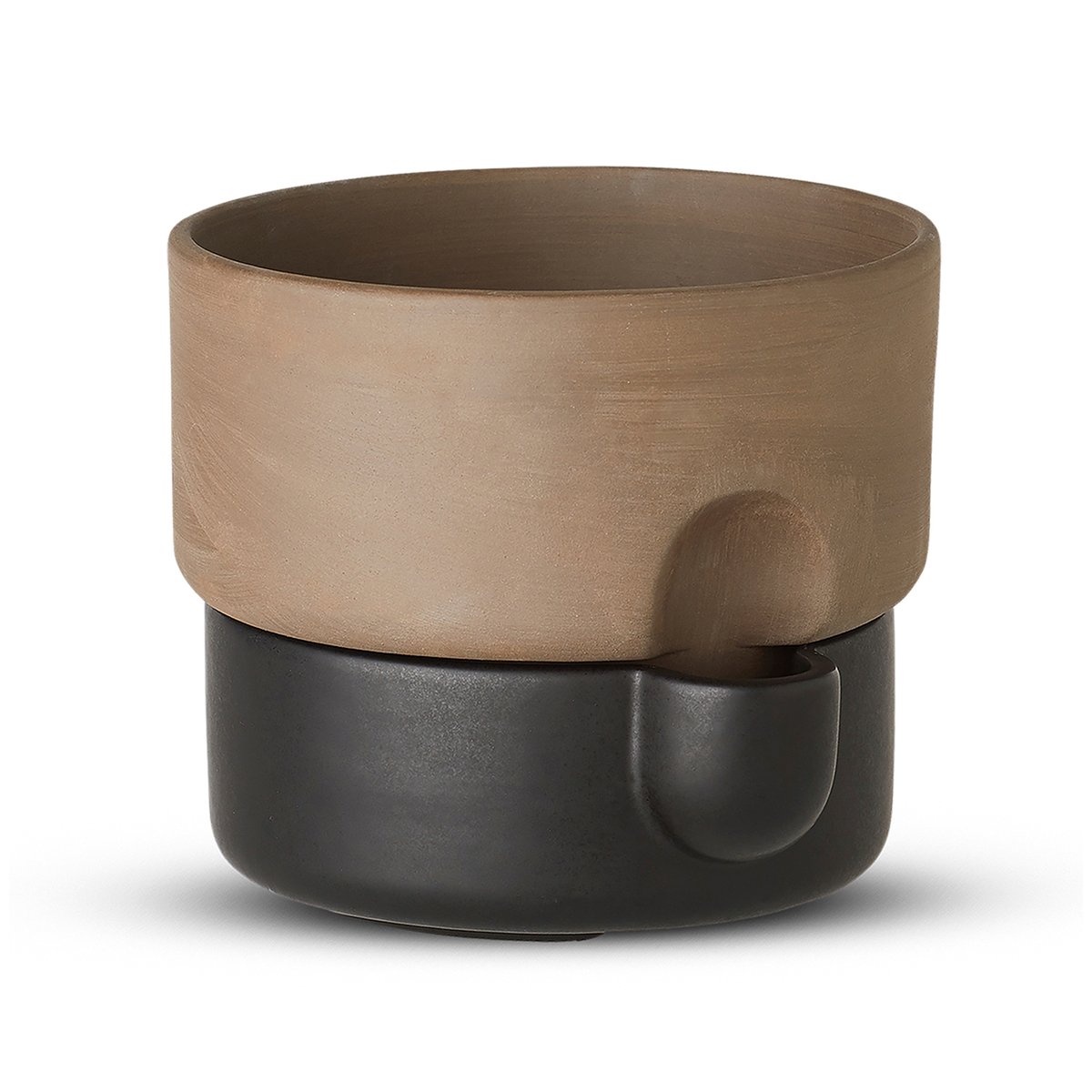 Northern Oasis självvattnande kruka medium 20,5 cm Mörkbrun-Svart