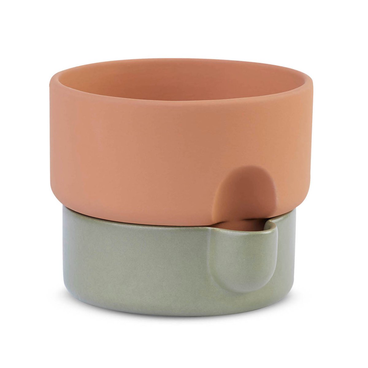 Northern Oasis självvattnande kruka medium 20,5 cm Terracotta-Grön