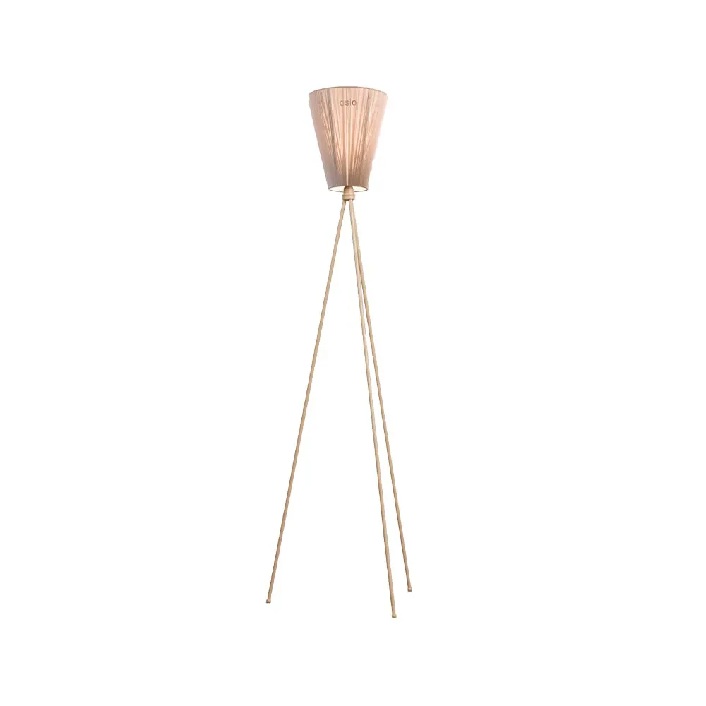 Northern Oslo Wood golvlampa beige, beige stativ