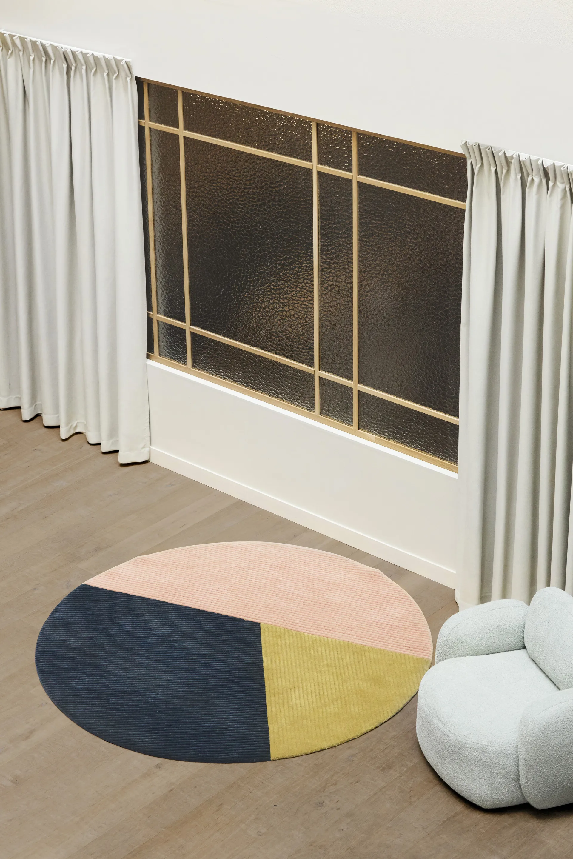 Row matta rund Ø200 cm, Trio Northern