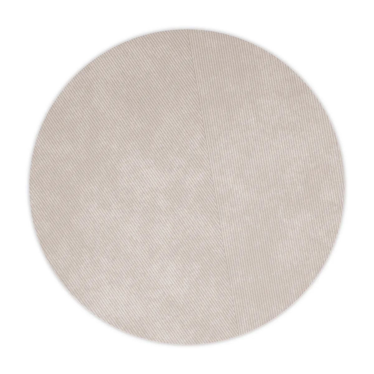 Northern Row matta rund Ø270 cm Ljusgrå