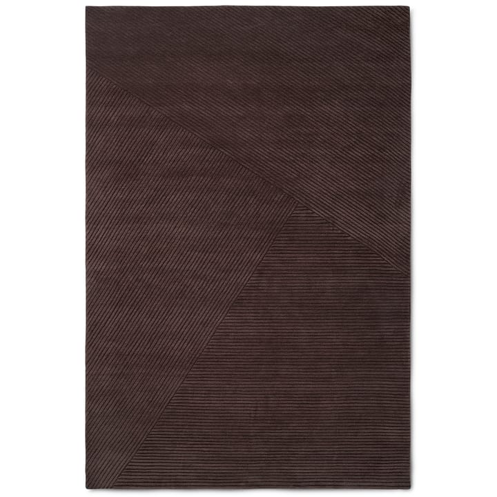 Row matta stor 200x300 cm - Mörkbrun - Northern