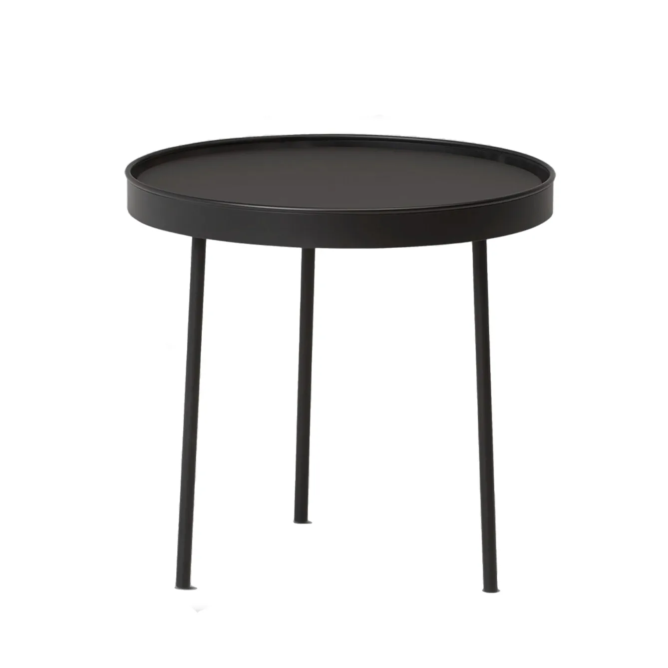 Stilk soffbord svart medium Ø44 cm H:42 cm,  Northern