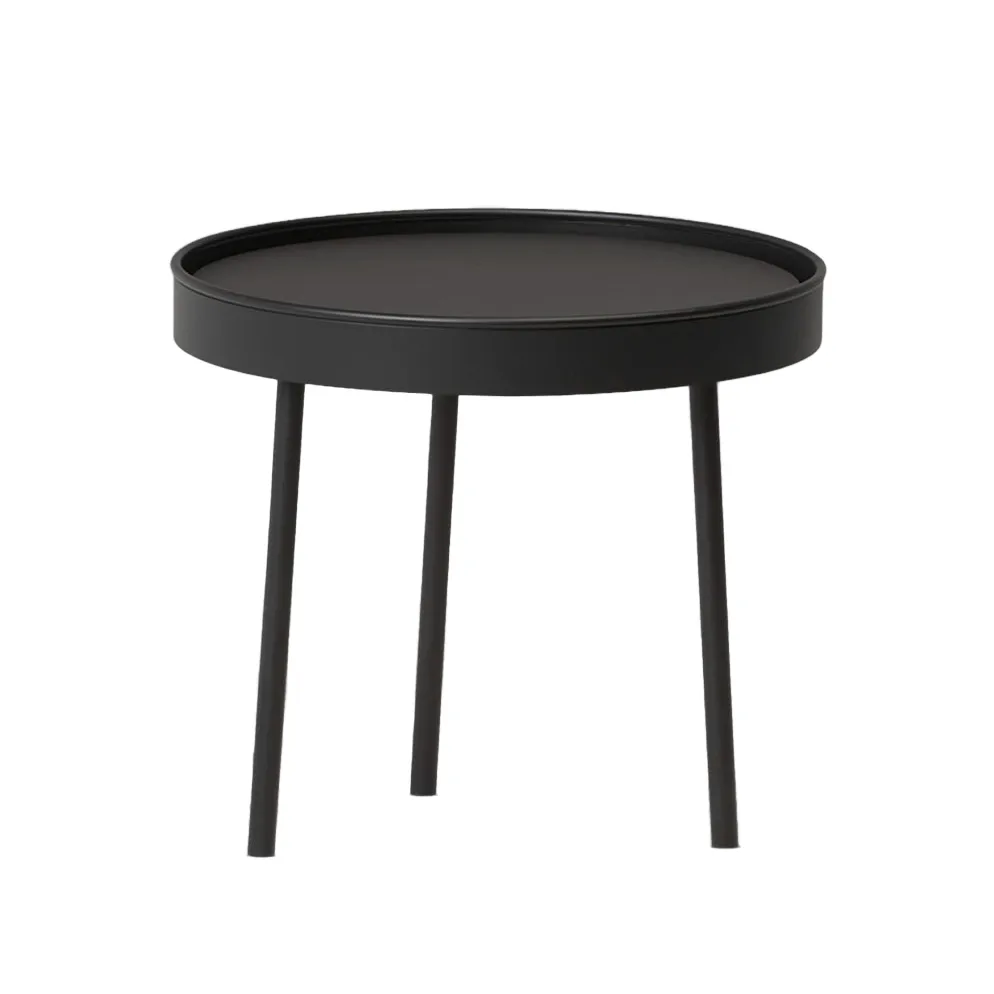 Stilk soffbord svart small Ø34 cm H:34 cm,  Northern