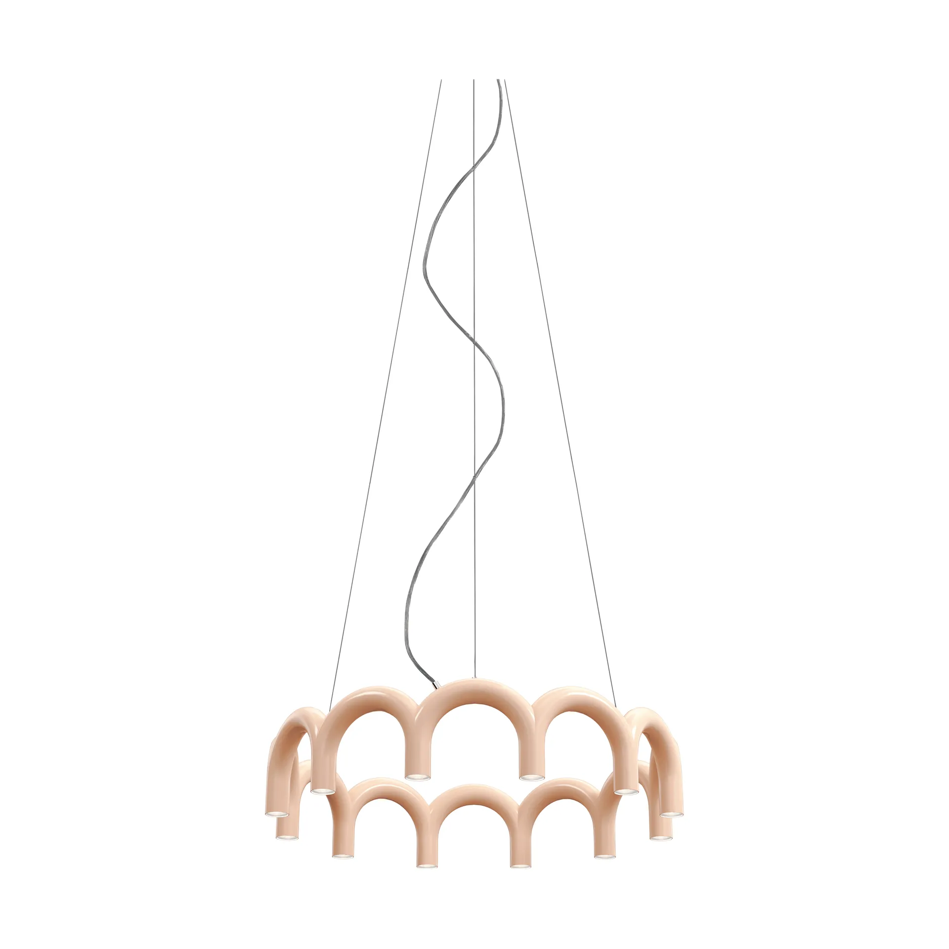 Arch circle pendel, Nude, Ø98 cm Oblure