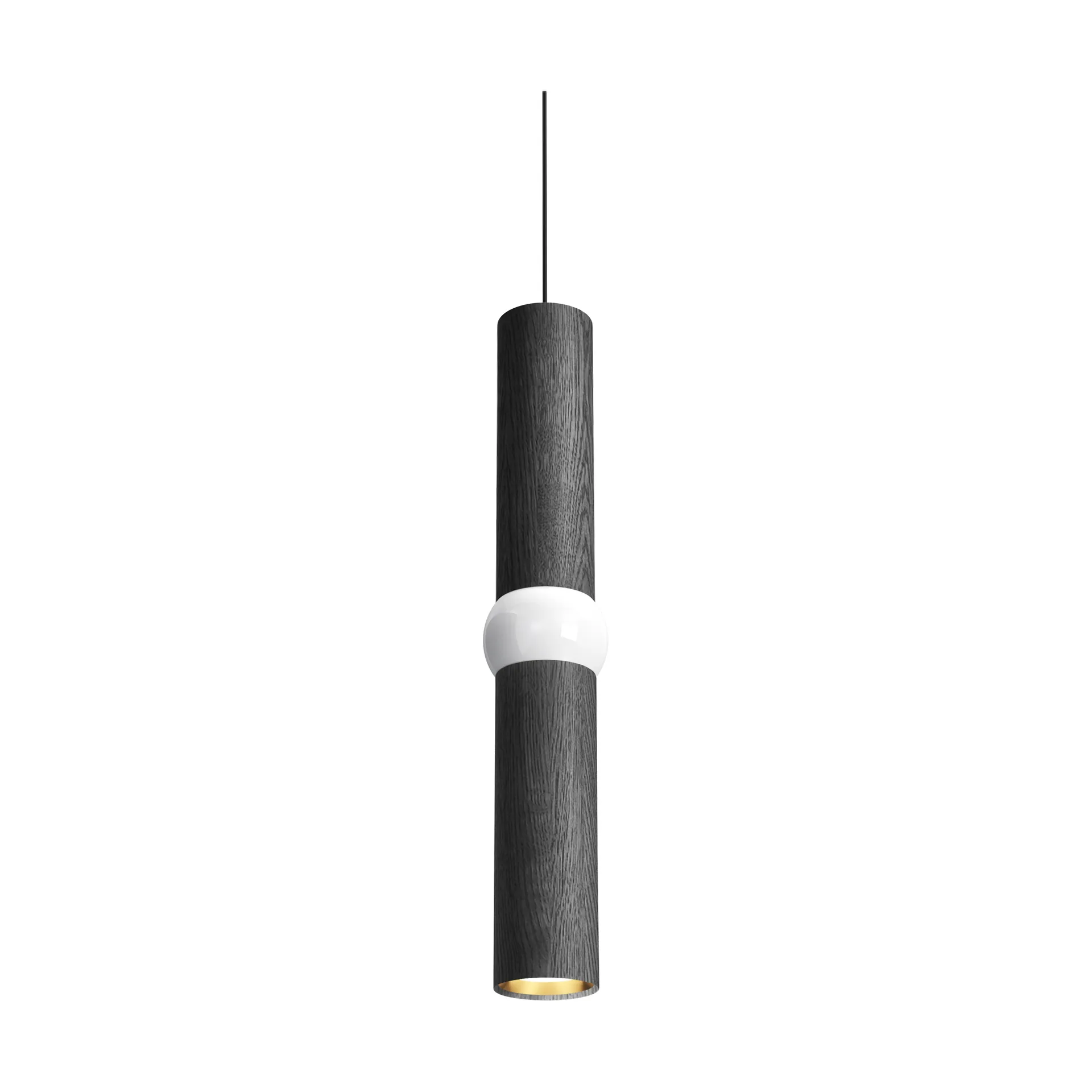 Lightbone pendel, Medium 53,8 cm, black oak Oblure