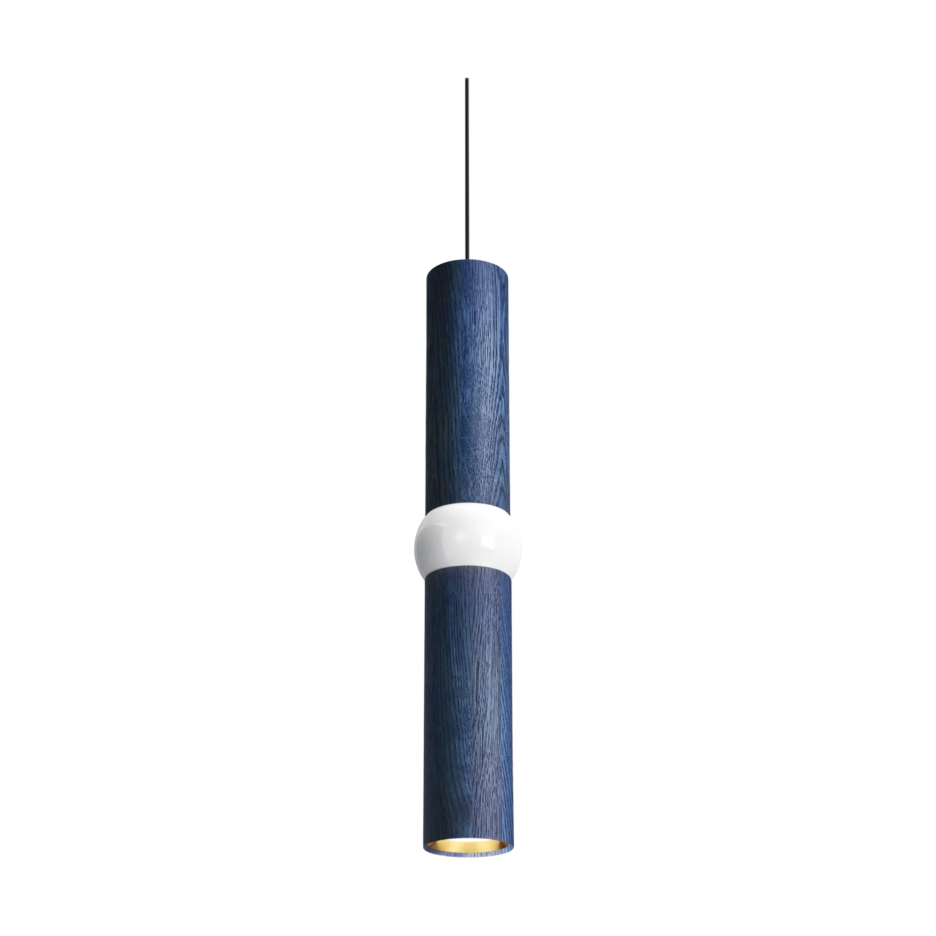 Lightbone pendel, Medium 53,8 cm, blue oak Oblure