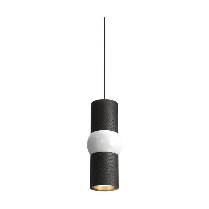 Lightbone pendel - Small 24 cm, black oak - Oblure