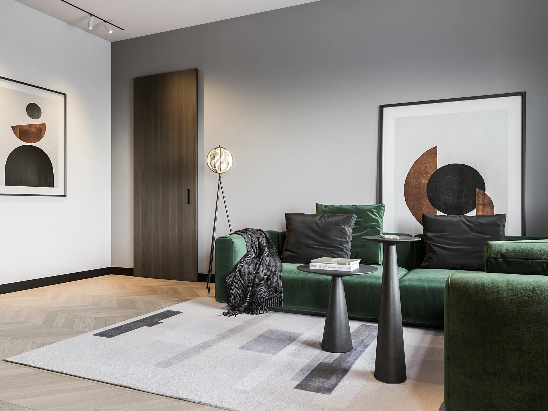 Mondo golvlampa 153 cm, Black Oblure