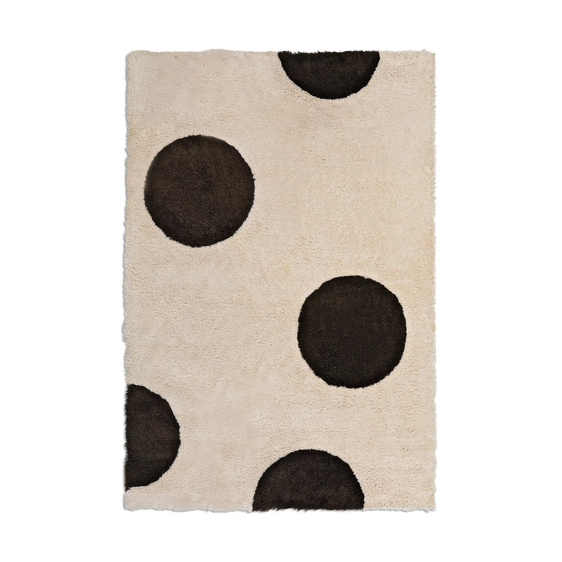 ODC Dot Big Scale ullmatta, Beige brown, 200x300 cm Ogeborg