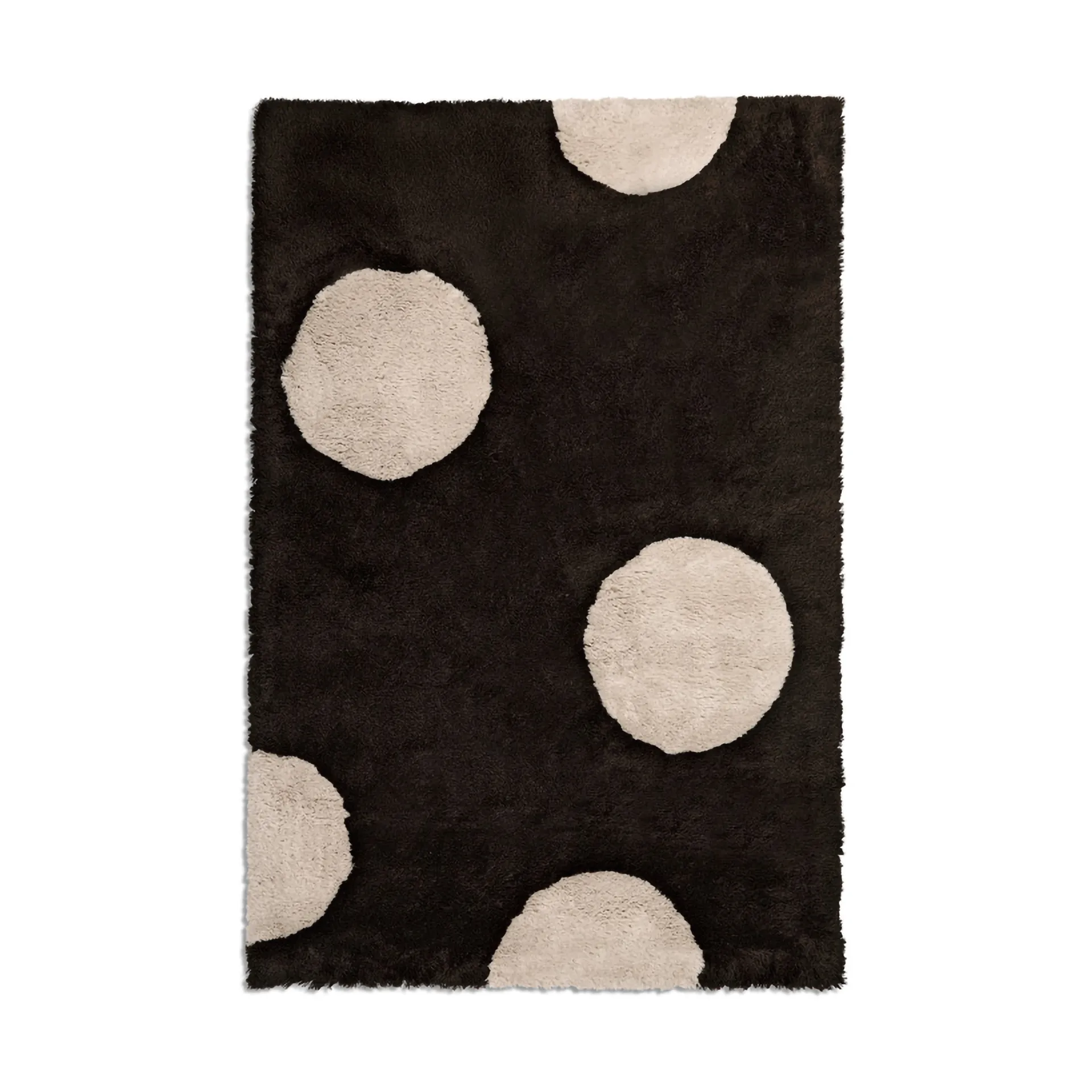 ODC Dot Big Scale ullmatta, Brown beige, 200x300 cm Ogeborg