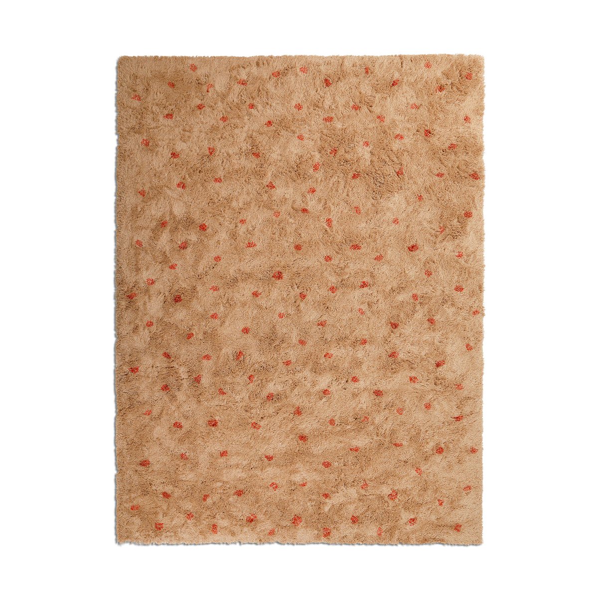Ogeborg ODC Dot by Note ullmatta Red, 300x400 cm | Skandinavisk Design | Lugg- & Ryamattor | Beige