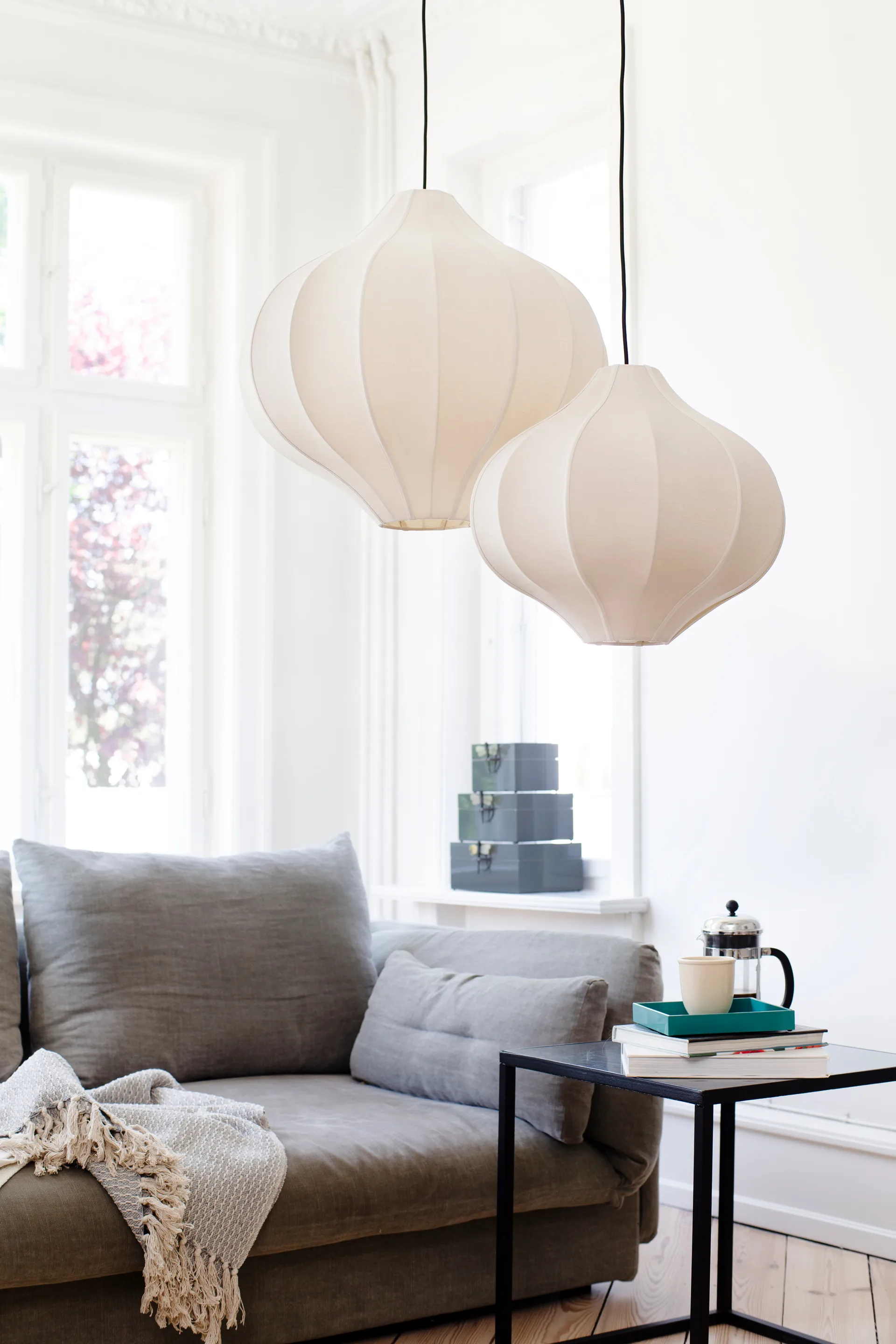 Indochina Classic Onion S lampskärm, Sand-sand Oi Soi Oi