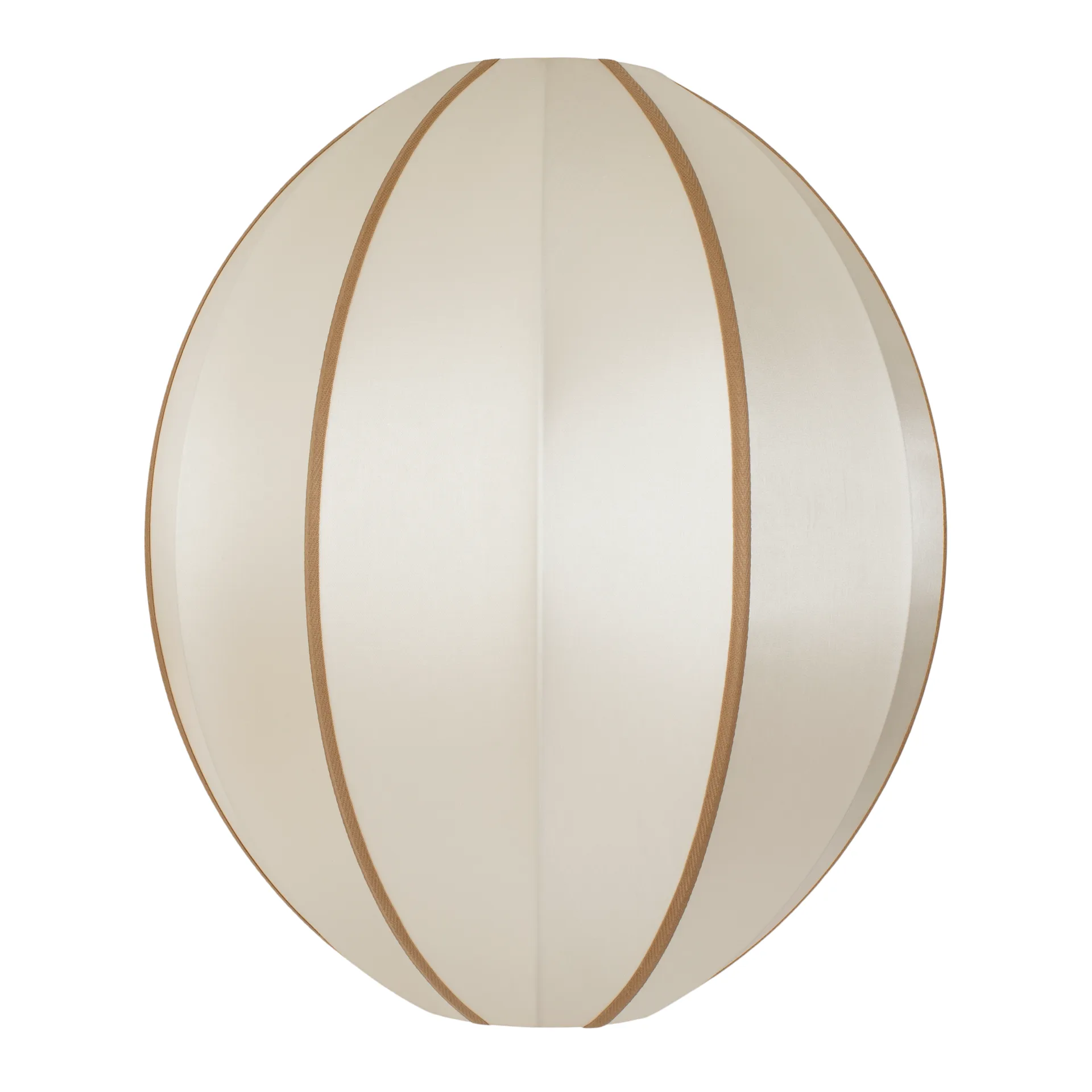 Indochina Classic Oval L lampskärm, Offwhite-amber Oi Soi Oi