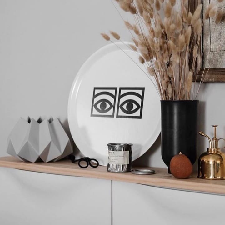 Ögon bricka Ø38 cm, Vit Olle Eksell