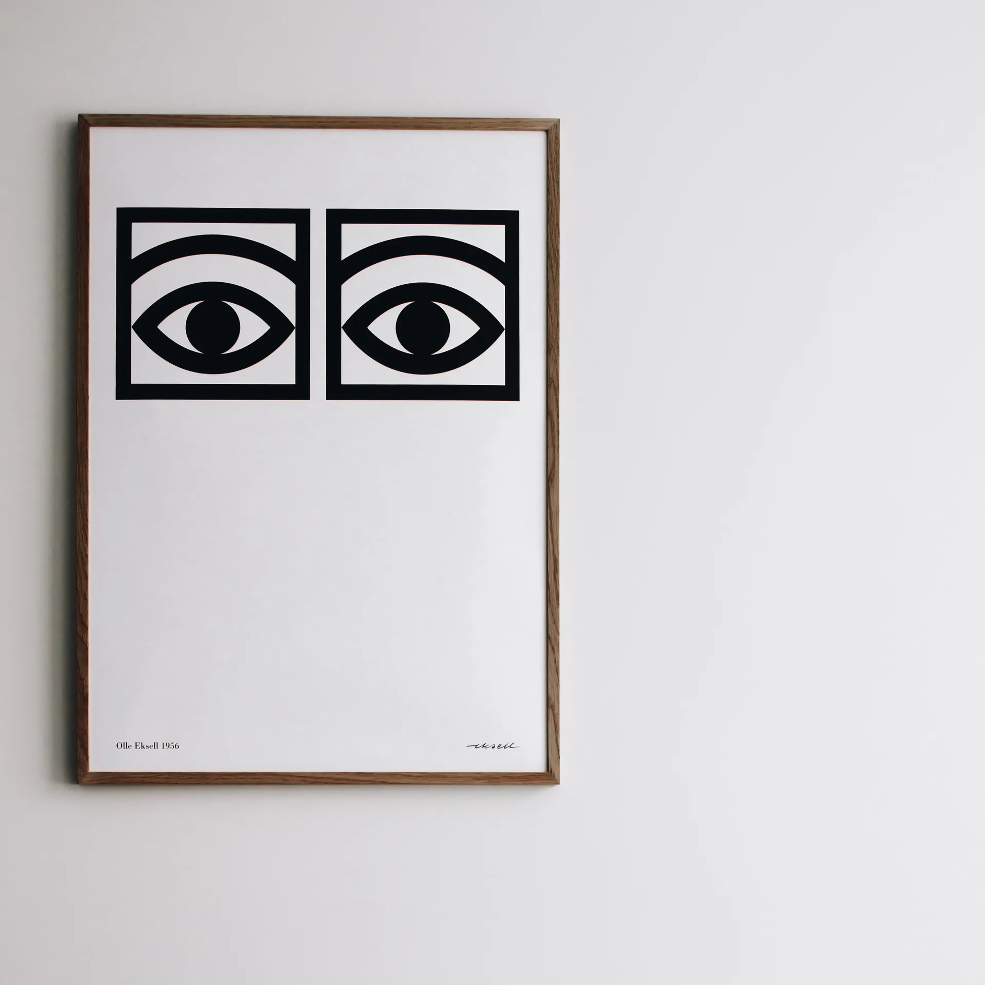 Ögon ett öga poster, 50x70 cm Olle Eksell