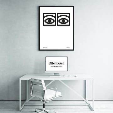 Ögon ett öga poster - 50x70 cm - Olle Eksell