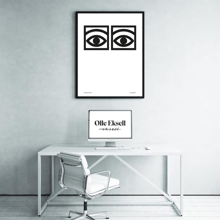Ögon ett öga poster, 50x70 cm Olle Eksell
