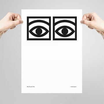 Ögon ett öga poster - 50x70 cm - Olle Eksell
