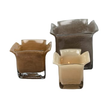 Atlas ljuslykta 15,5 cm - Taupe - Olsson & Jensen
