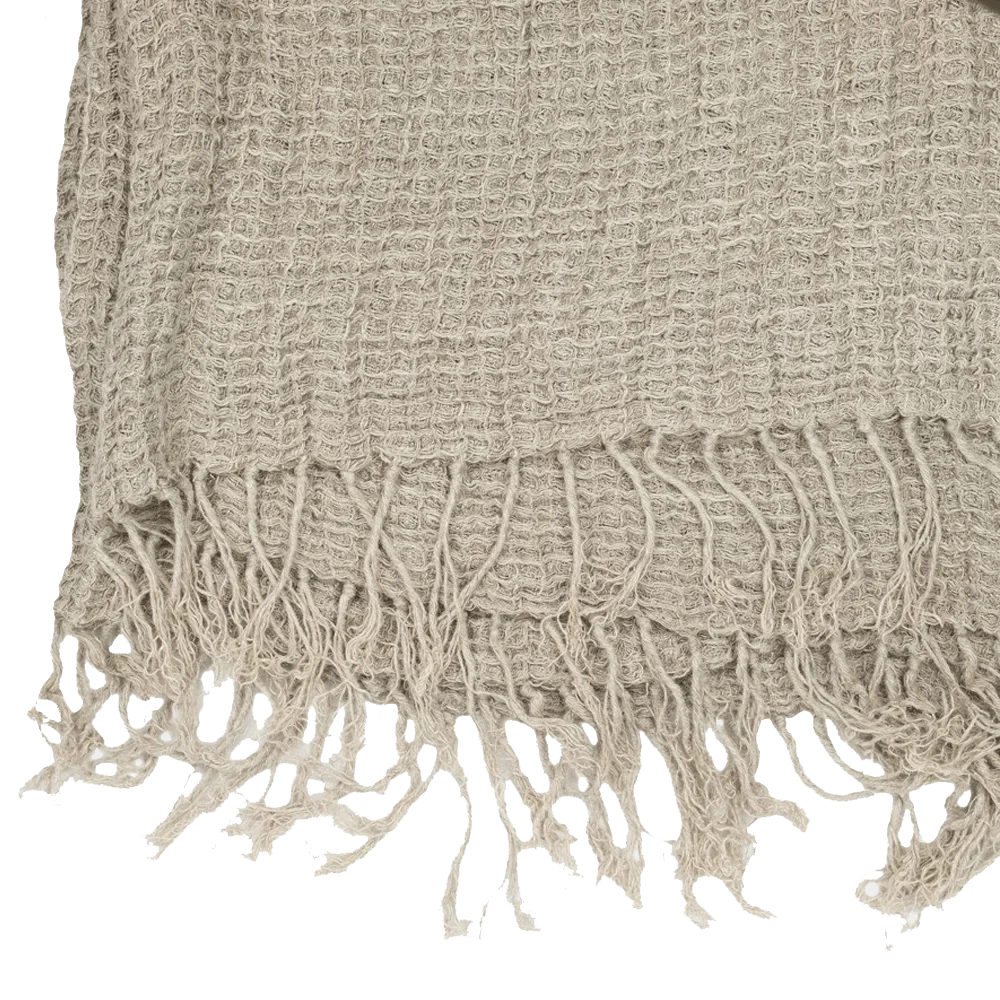 Olsson & Jensen Clifton pläd 130x170 cm Natur | Skandinavisk Design | Ullplädar & Ullfiltar | Beige