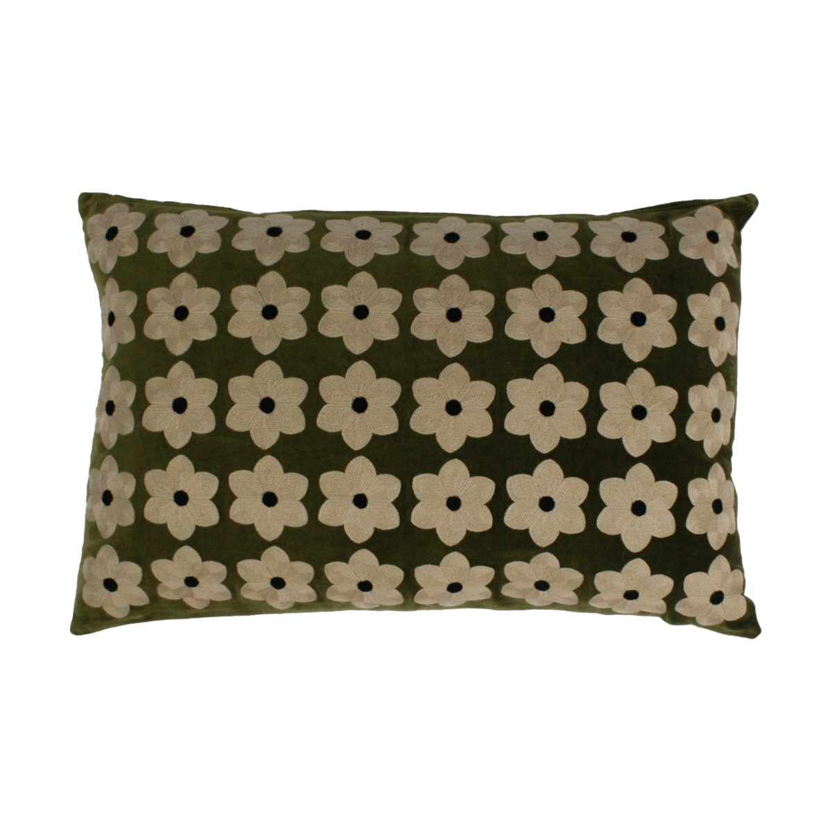 Olsson & Jensen Daisy kuddfodral 40x60 cm Mossgrön | Skandinavisk Design | Kuddfodral | Grön