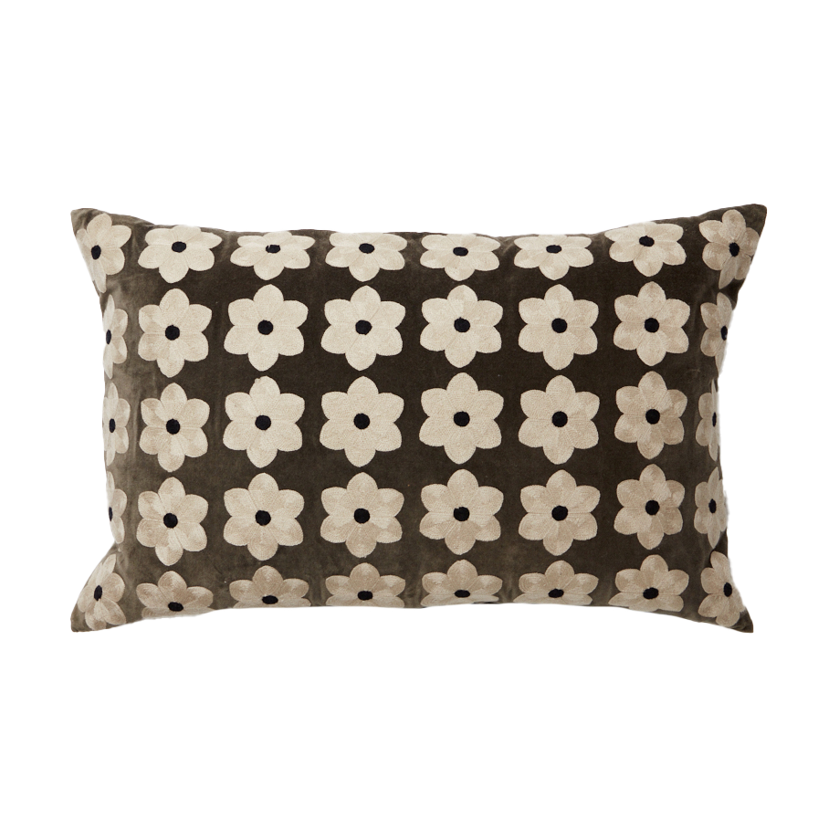Olsson & Jensen Daisy kuddfodral 40x60 cm Mullvad | Skandinavisk Design | Kuddfodral | Brun