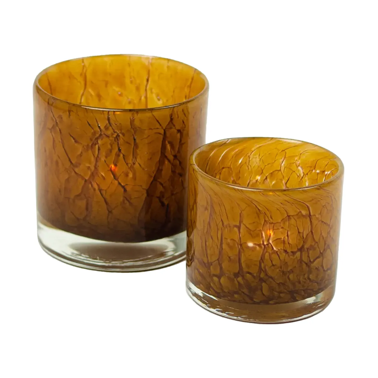 Etna ljuslykta Ø8 cm, Ljusbrun Olsson & Jensen