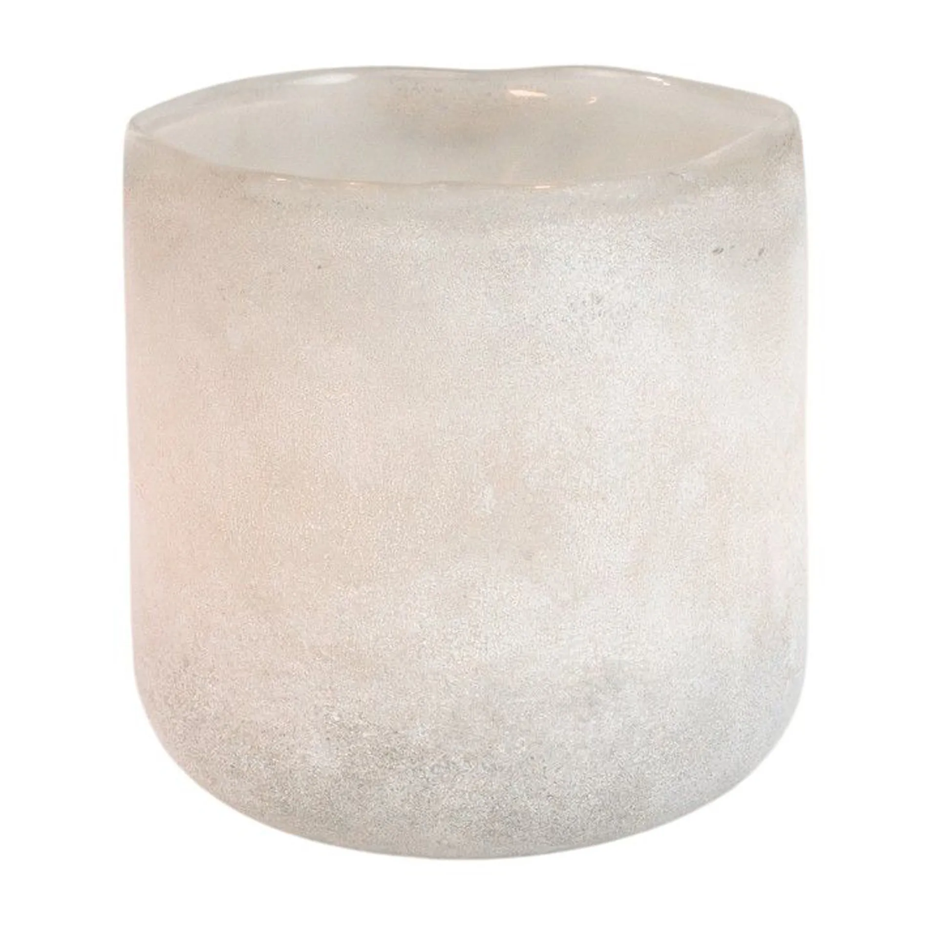 Halde ljuslykta 10 cm, Vit Olsson & Jensen