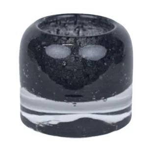 Leah ljuslykta Ø7,5 cm, Svart Olsson & Jensen